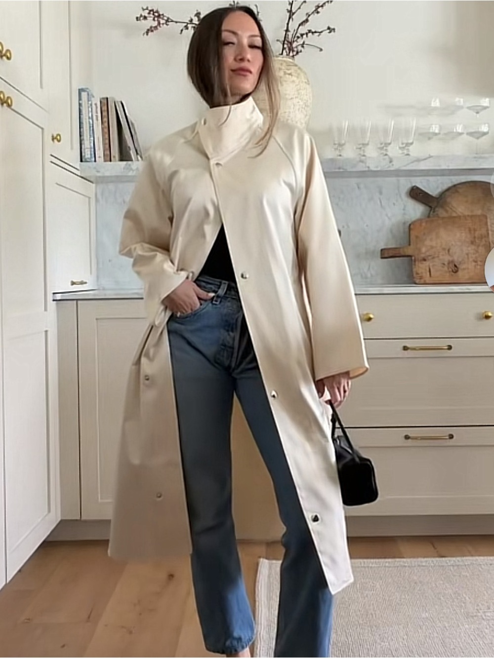 BNWT RUE SOPHIE ANNE SATIN COAT